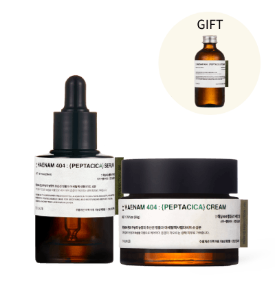 해남404 펩타시카 새벽크림 50g + 세럼 30ml [증정품 : 해남 토너 250ml]