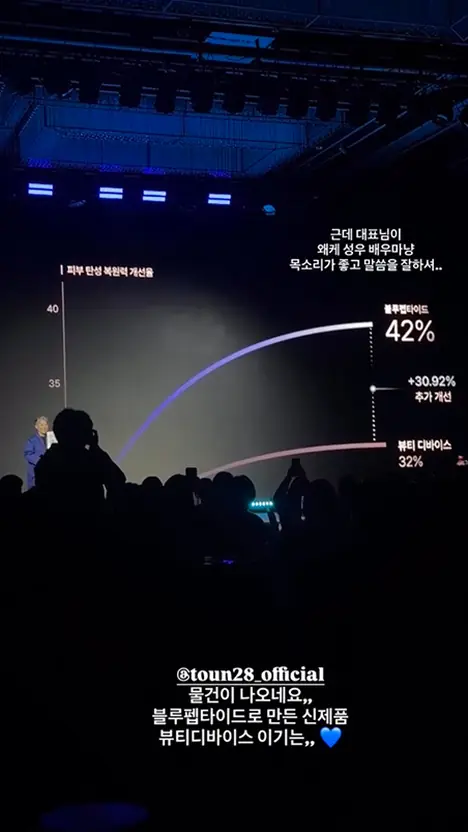 피부 탄성 복원력 그래프 인스타그램 스토리